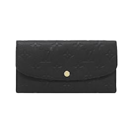 Louis Vuitton-Louis Vuitton Monogram Empreinte Portefeuille Emily Wallet-Black