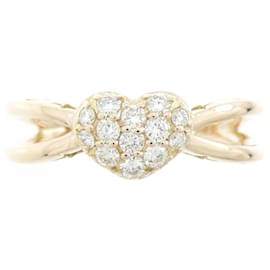 Autre Marque-Ponte Vecchio Heart Diamond Ring-Golden