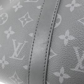 Louis Vuitton-Louis Vuitton Monogram Eclipse Keepall Bandouliere 35cm Boston Bag-Black