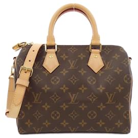 Louis Vuitton-Louis Vuitton Monogram Speedy Bandouliere 25cm Boston Bag-Brown