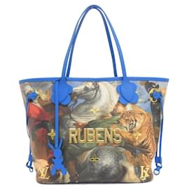 Louis Vuitton-Louis Vuitton Monogram Celty Neverfull MM Handbag-Blue