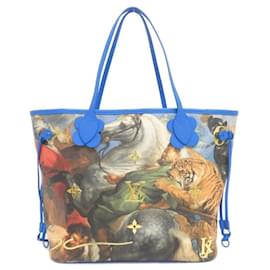 Louis Vuitton-Louis Vuitton Monogram Celty Neverfull MM Handbag-Blue