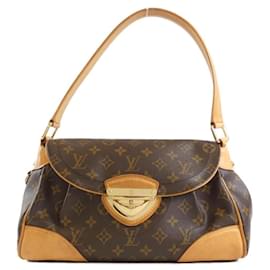 Louis Vuitton-Louis Vuitton Monogram Beverly MM M40121 Shoulder Bag-Brown