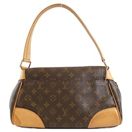 Louis Vuitton-Louis Vuitton Monogram Beverly MM M40121 Shoulder Bag-Brown