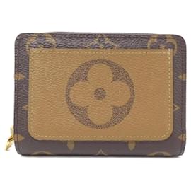 Louis Vuitton-Louis Vuitton Monogram Reverse Portefeuille Lou M81461 Wallet-Brown
