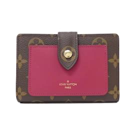 Louis Vuitton-Louis Vuitton Monogram Portefeuille Juliet M69433 Wallet-Brown,Fuschia