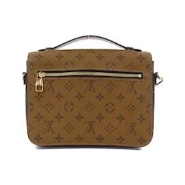 Louis Vuitton-Louis Vuitton Monogram Reverse Pochette Metis MM M44876 Handbag-Brown