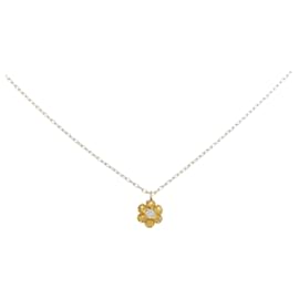 Autre Marque-Ponte Vecchio Flower Citrine Necklace-Golden