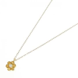 Autre Marque-Ponte Vecchio Flower Citrine Necklace-Golden