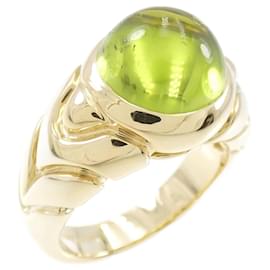 Bulgari-Bvlgari Peridot Band Ring-Golden