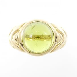 Bulgari-Bvlgari Peridot Band Ring-Golden