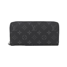Louis Vuitton-Louis Vuitton Monogram Eclipse Zippy Wallet-Black