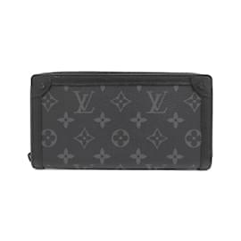 Louis Vuitton-Louis Vuitton Monogram Eclipse Trunk Zippy Wallet-Black