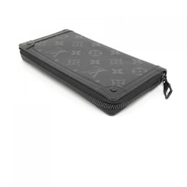 Louis Vuitton-Louis Vuitton Monogram Eclipse Trunk Zippy Wallet-Black