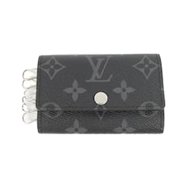 Louis Vuitton-Louis Vuitton Monogram Eclipse Key Case-Black