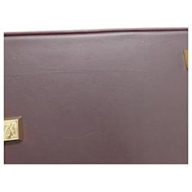 Louis Vuitton-Louis Vuitton Monogram Mini Alma Long Handbag-Red