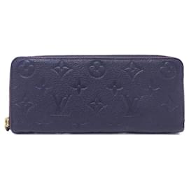 Louis Vuitton-Louis Vuitton Monogram Empreinte Portefeuille Clemence Wallet-Red