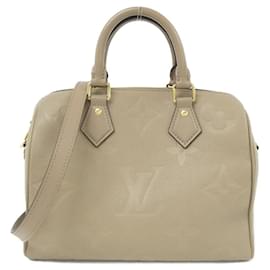 Louis Vuitton-Louis Vuitton Monogram Empreinte Speedy Bandouliere 25cm Boston Bag-Grey
