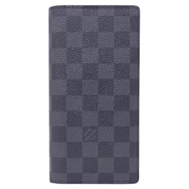 Louis Vuitton-Louis Vuitton Damier Graphite Portefeuille Brazza Wallet-Damier ebene