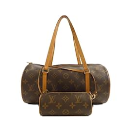 Louis Vuitton-Louis Vuitton Monogram Papillon 30cm Handbag-Brown