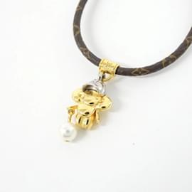 Louis Vuitton-Louis Vuitton Monogram Bracelet Vivienne Basket M8218Z-Brown