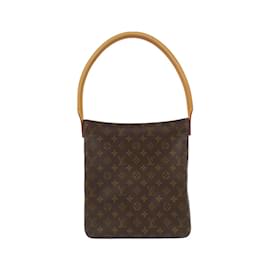 Louis Vuitton-Louis Vuitton Monogram Looping GM Shoulder Bag-Brown
