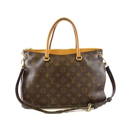 Louis Vuitton-Louis Vuitton Monogram Pallas Handbag-Brown,Golden