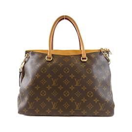 Louis Vuitton-Louis Vuitton Monogram Pallas Handbag-Brown,Golden