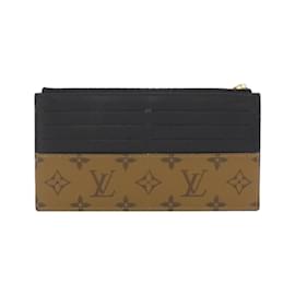 Louis Vuitton-Louis Vuitton Monogram Reverse Slim Purse-Brown