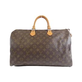 Louis Vuitton-Louis Vuitton Monogram Speedy 40cm Handbag-Brown
