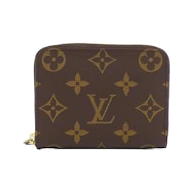 Louis Vuitton-Louis Vuitton Monogram Zippy Coin Purse-Brown