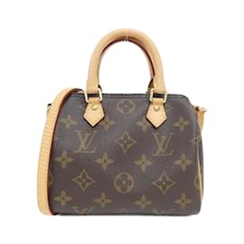 Louis Vuitton-Louis Vuitton Monogram Nano Speedy Boston Bag-Brown