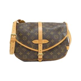 Louis Vuitton-Louis Vuitton Monogram Saumur 30cm Shoulder Bag-Brown