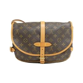 Louis Vuitton-Louis Vuitton Monogram Saumur 30cm Shoulder Bag-Brown
