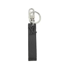 Louis Vuitton-Louis Vuitton Monogram Shadow Keychain Dragonne M68675-Black