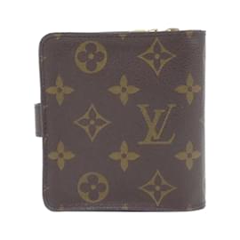 Louis Vuitton-Louis Vuitton Monogram Compact Zip Wallet-Brown