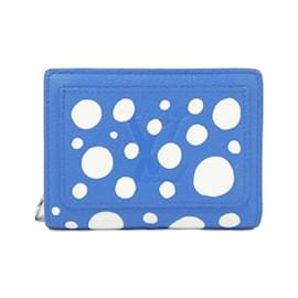 Louis Vuitton-Louis Vuitton Monogram Empreinte Portefeuille Claire Wallet-White,Blue