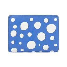 Louis Vuitton-Louis Vuitton Monogram Empreinte Portefeuille Claire Wallet-White,Blue