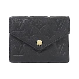 Louis Vuitton-Louis Vuitton Monogram Empreinte Portefeuille Victorine Wallet-Black