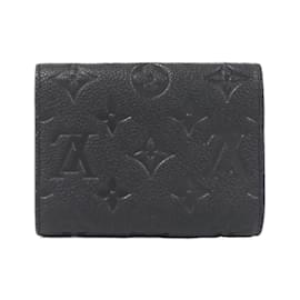 Louis Vuitton-Louis Vuitton Monogram Empreinte Portefeuille Victorine Wallet-Black
