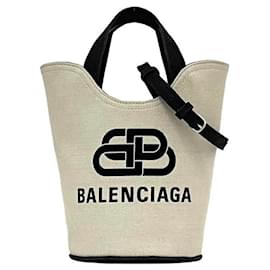Balenciaga-Sac Balenciaga 2-Way Wave XS-Noir,Blanc