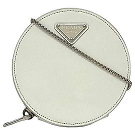 Bolsa de Ombro Prada Chain Branco