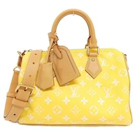 Louis Vuitton-Louis Vuitton Monogram Speedy P9 Bandouliere Boston Bag-Yellow