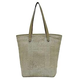 Hermès-Sac Tote Hermes Chennai MM-Argenté,Beige,Taupe