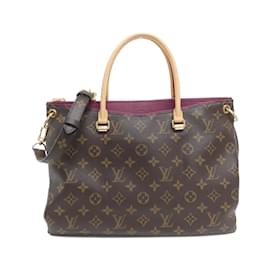 Louis Vuitton-Louis Vuitton Monogram Pallas Handbag-Brown,Other