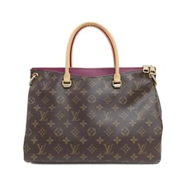 Louis Vuitton-Louis Vuitton Monogram Pallas Handbag-Brown,Other