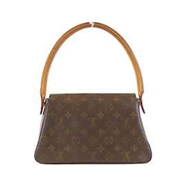 Louis Vuitton-Louis Vuitton Monogram Mini Looping Shoulder Bag-Brown