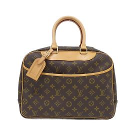 Louis Vuitton Monogram Bowling Vanity Handbag Brown