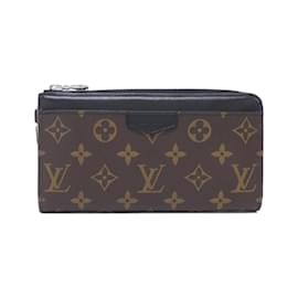 Louis Vuitton-Louis Vuitton Monogram Macassar Zippy Dragonne Wallet-Brown