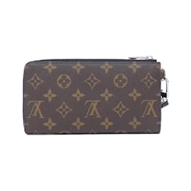 Louis Vuitton-Louis Vuitton Monogram Macassar Zippy Dragonne Wallet-Brown